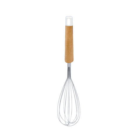 Egg Beater Whisk With Wooden Handle