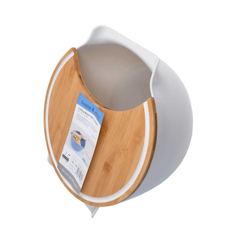 Cutting Board Bamboo With Container