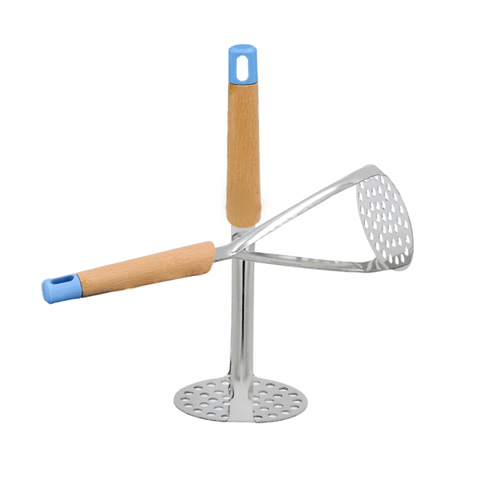 Stainless Steel Wooden Handle Potato Masher