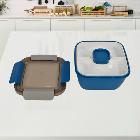 Lunch Box- Dual Color Plastic