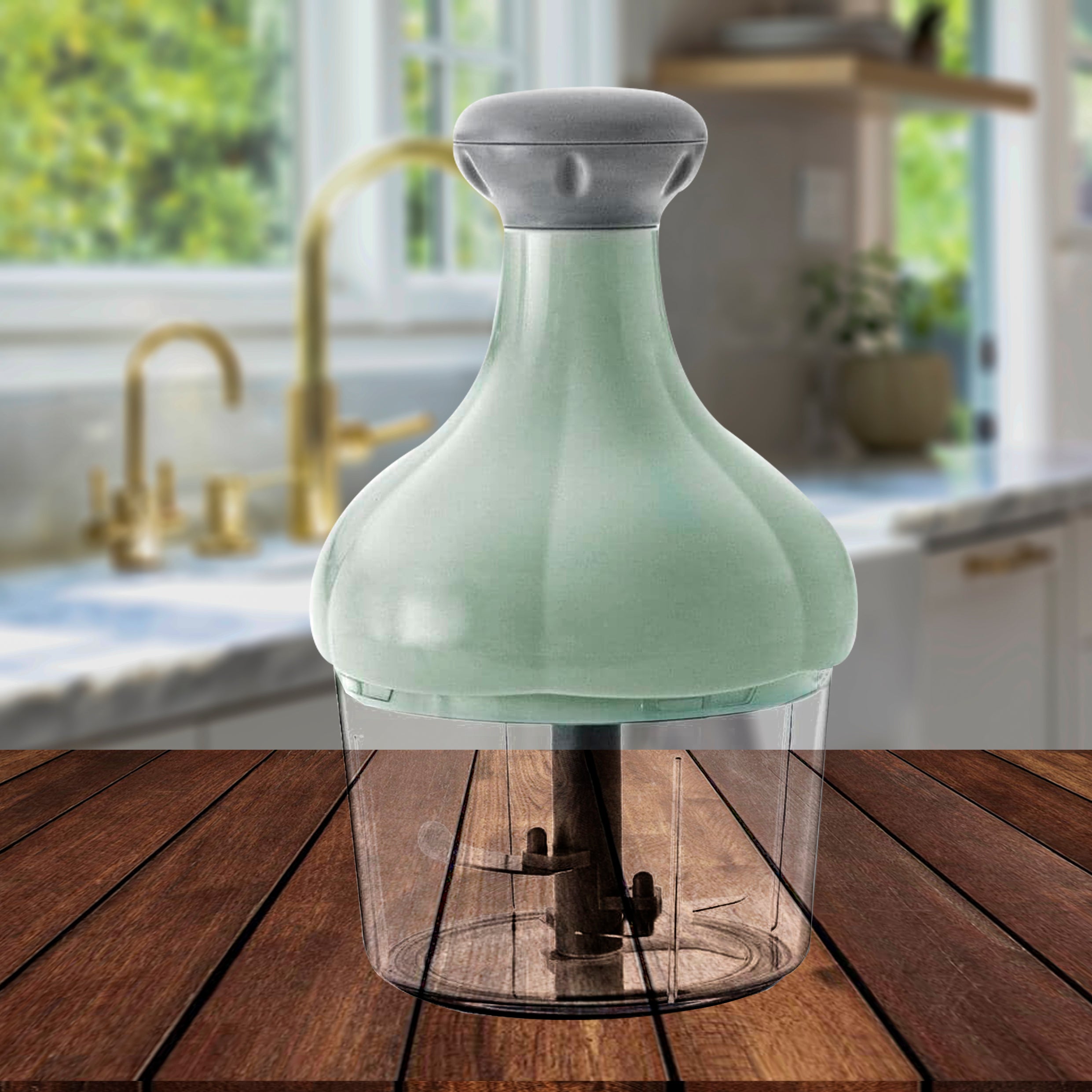 Manual Light Green Chopper – Izanstore