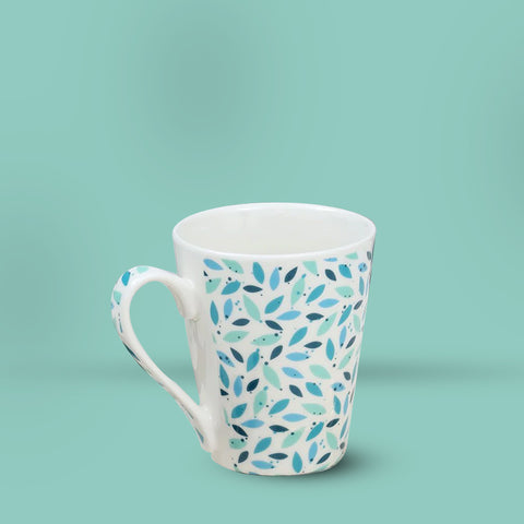 Blue Floral Moroccan Mug