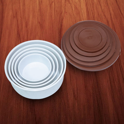 5Pcs Matte Food Storage Melamine Bowls