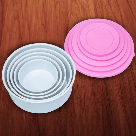 5Pcs Matte Food Storage Melamine Bowls