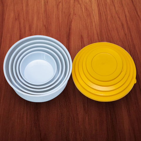 5Pcs Matte Food Storage Melamine Bowls