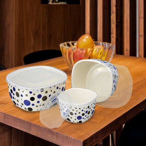 3Pcs Melamine Skin Leaves Bowls