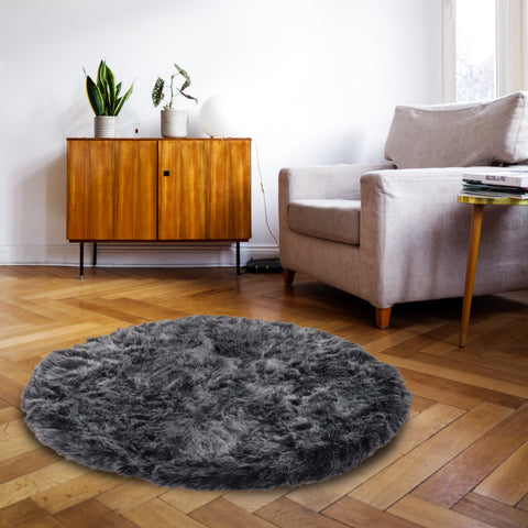 Round Shaggy Carpet Non Shedding