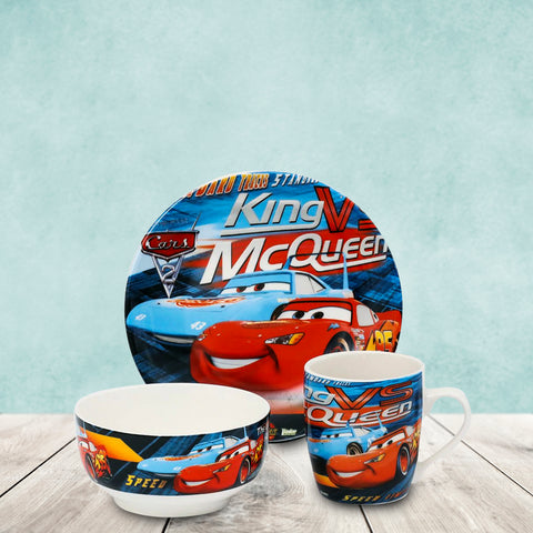 3Pcs Cars Ceramic Set