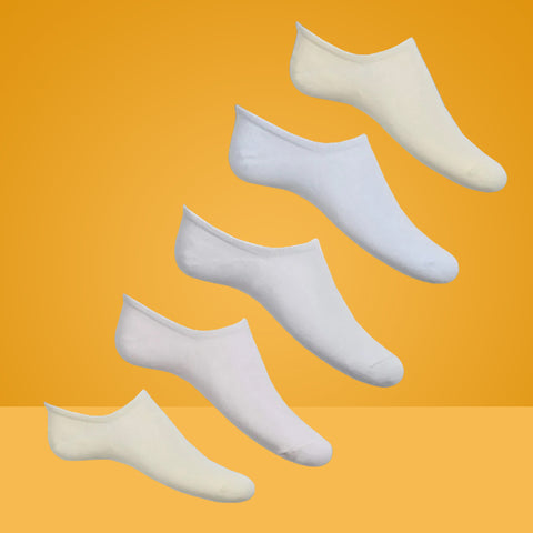 5 Packs Premium Cotton Ankle No Show Socks