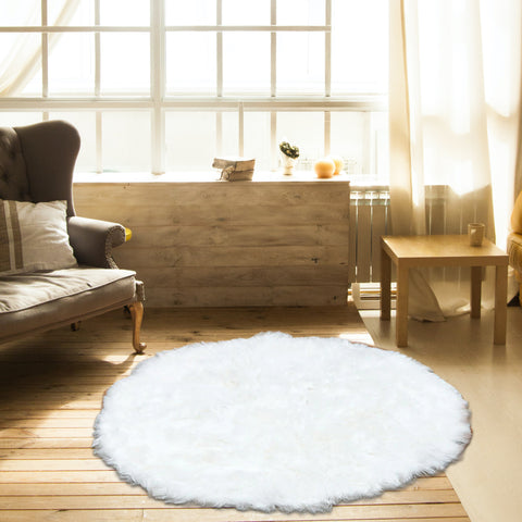 Round Shaggy Carpet Non Shedding