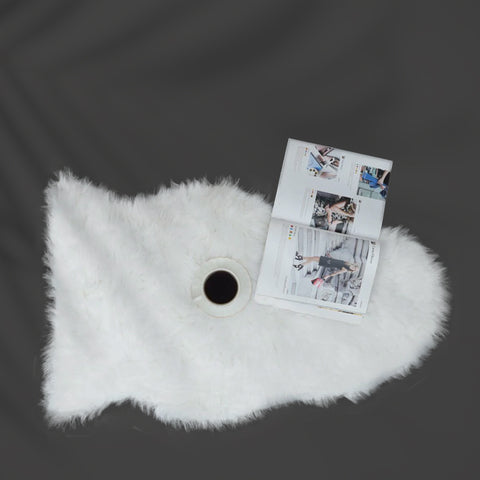 White Indoor Shaggy Rug