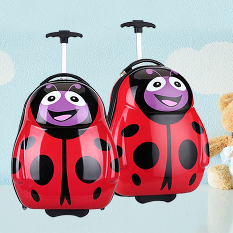 Lady Bug Kids Trolley Bag