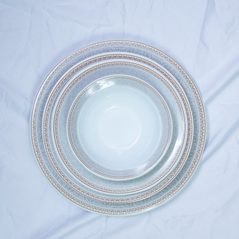 36pcs Eccentric Melamine Dinner Set