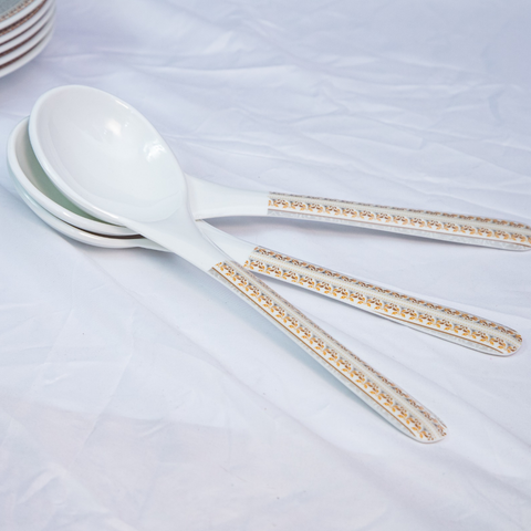 36pcs Eccentric Melamine Dinner Set