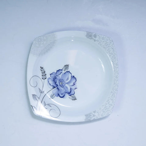 80pcs Blue Orchid Melamine Dinner Set