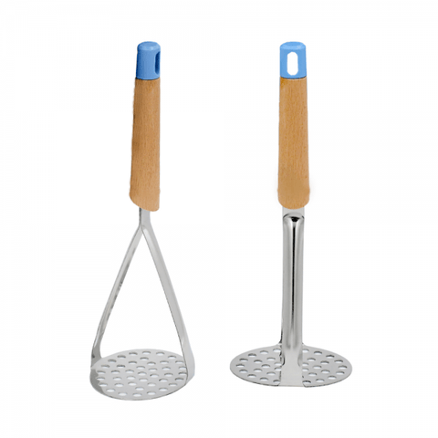 Stainless Steel Wooden Handle Potato Masher