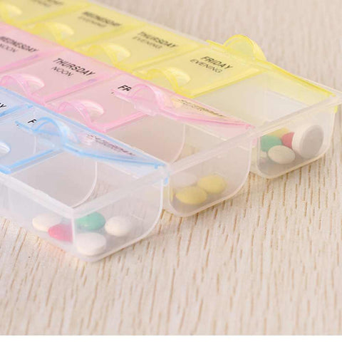 7 Days Tablet Pill Box Holder