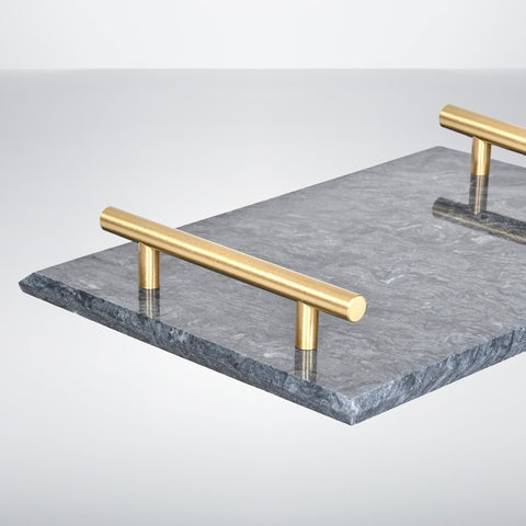 Dark Grey Marble Tray