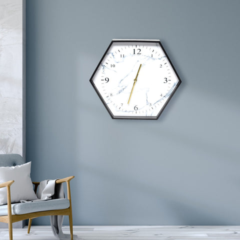 Hexagon Wall Clock