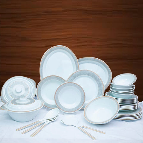 36pcs Eccentric Melamine Dinner Set