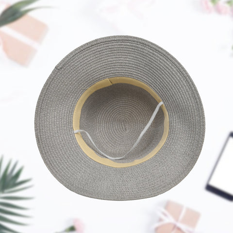 Stylish Ladies Flower And Ribbon Hat