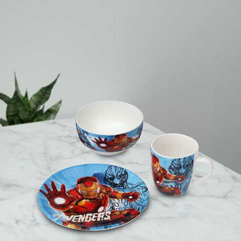 3Pcs Avengers Ceramic Set