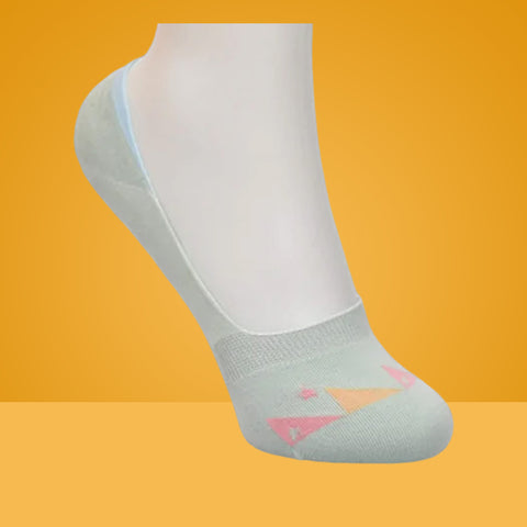 5 Packs Unique Style Premium Cotton No Show Ankle Socks