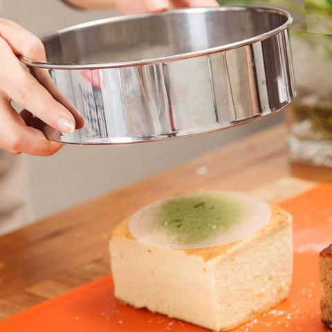 6Pcs Stainless Steel Round Strainer