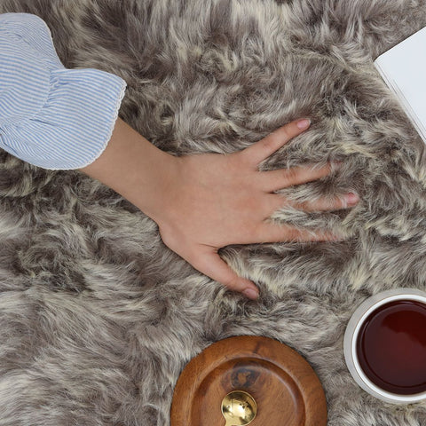 Husky Grey Indoor Shaggy Carpet