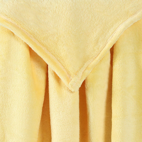 Serene Baby Blanket Canary Yellow With Glove Puppet