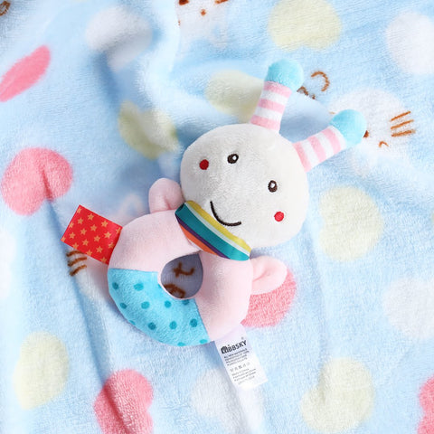 Fleece Snugy Cat Design Baby Blanket With Stuffed Toy