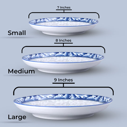 3Pcs Ceramic Platters