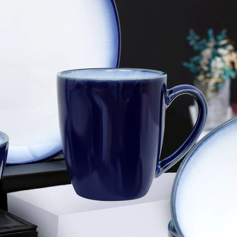 16Pcs Royal Blue Breakfast Serving Set