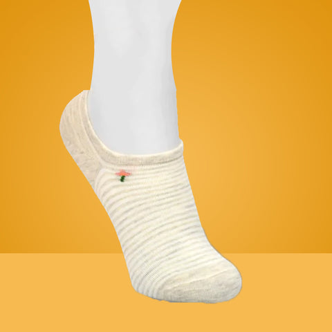 5 Packs Photo Title Premium Cotton No Show Ankle Socks