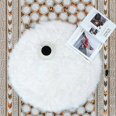 Round Shaggy Carpet Non Shedding