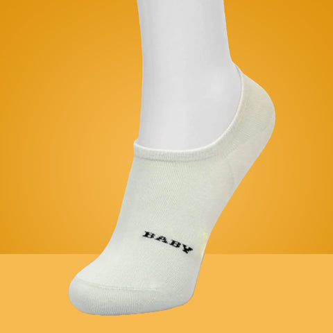 5 Packs Baby Title Design Premium Cotton No Show Ankle Kids Socks