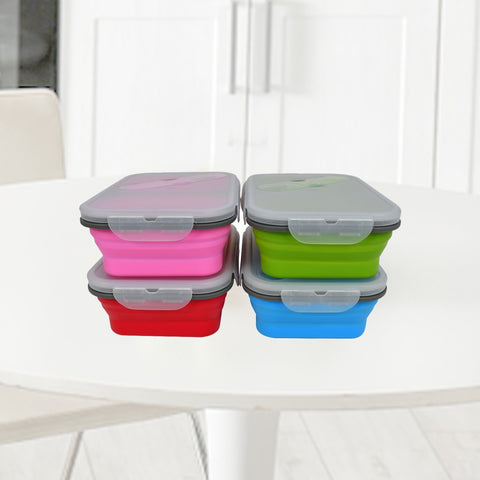 Medium Lunch Box- Silicon Foldable