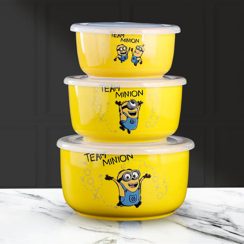 3Pcs Cartoon Character Bowls