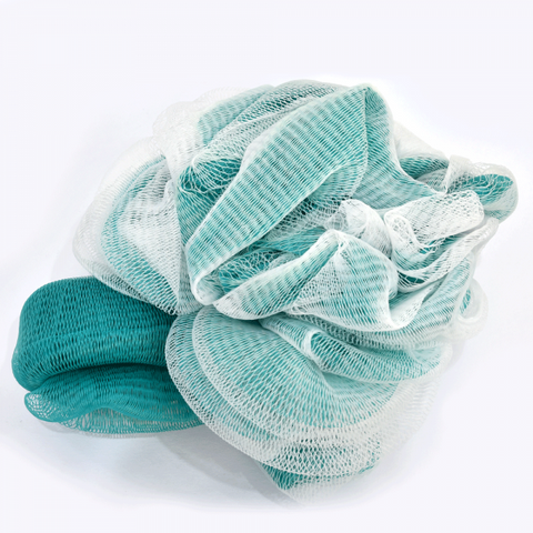 Loofah And Hand Loop Bath Rose Flower Style Sponge