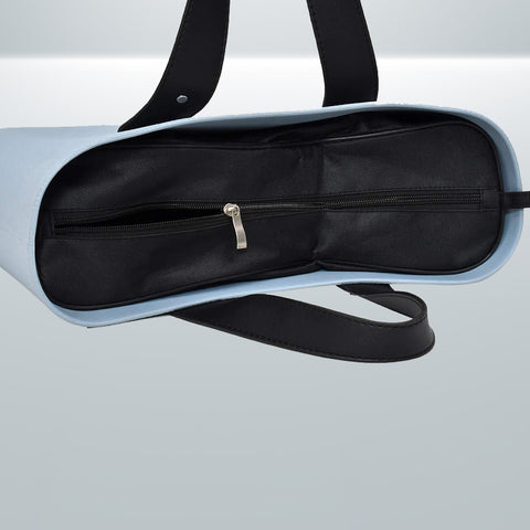 Sky Blue Silicone Tote Ladies Bag