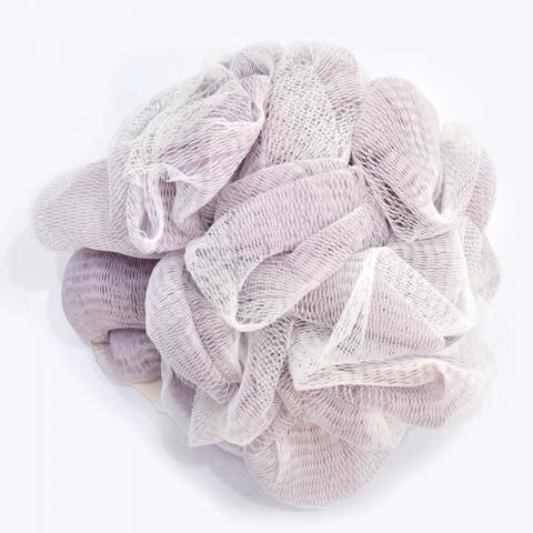 Loofah And Hand Loop Bath Rose Flower Style Sponge