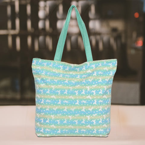Ladies Unicorn Tote Shoulder Bag