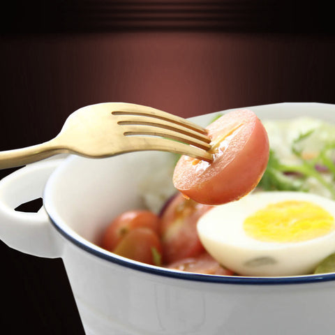 4Pcs Stainless Steel Pink Cutlery Set