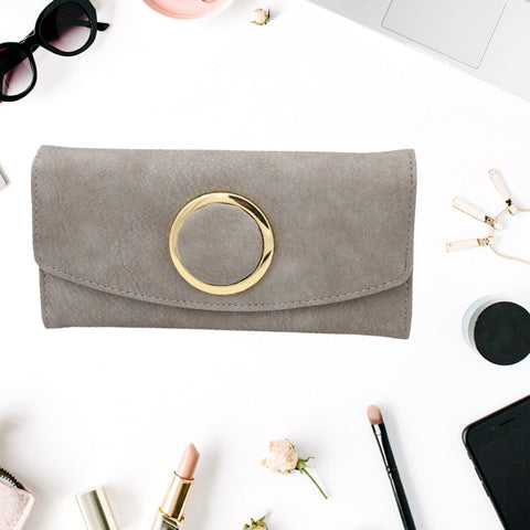 Circle Design Ladies Clutch