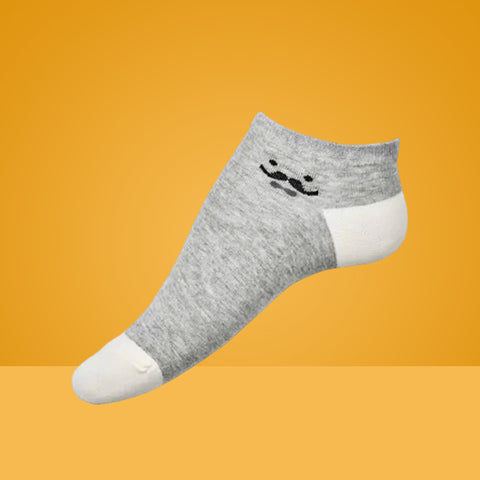 5 Packs Premium Multi Color Cotton Liner Extra Cut No Show Socks