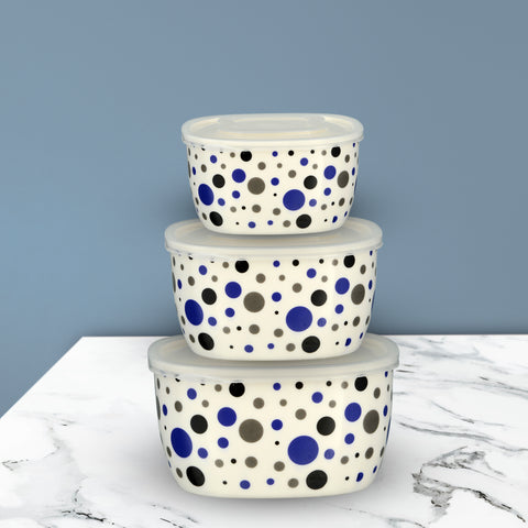 3Pcs Melamine Multi Stars Bowls