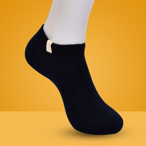 5 Packs Couture Premium Cotton Cut Liner Ankle Socks