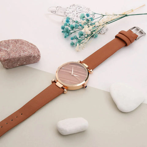 Light Brown Ladies Watch