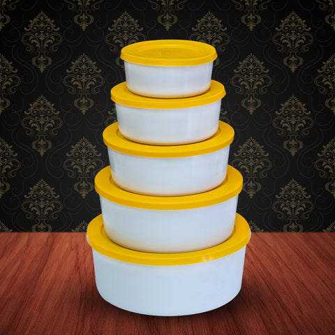 5Pcs Matte Food Storage Melamine Bowls