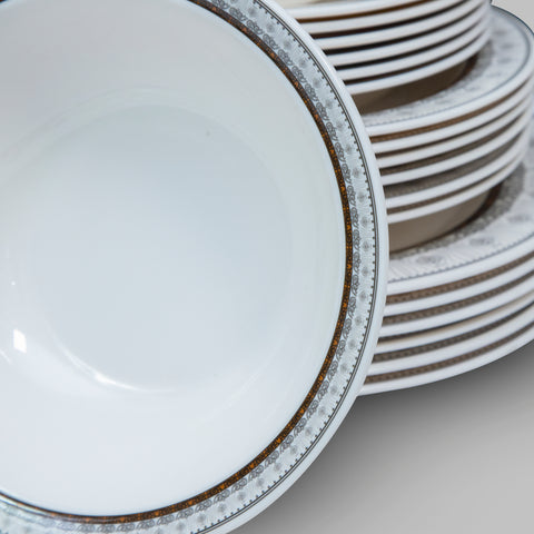 Ornamental Design Melamine Dinner Set